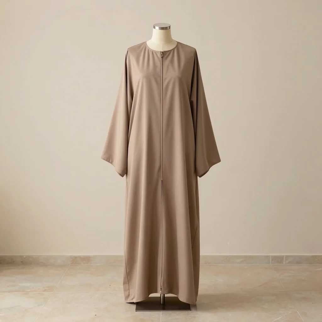Alder Zip-Front Abaya