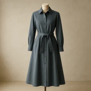 Rowan Button-Front Dress